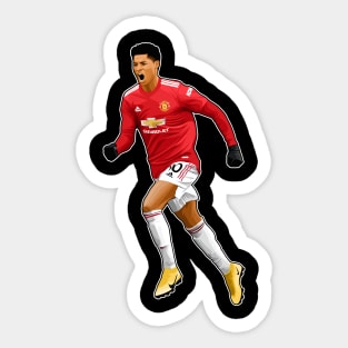 Marcus Rashford #10 Score Sticker